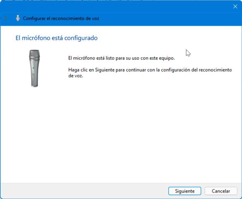 Windows 11 micrófono configurado
