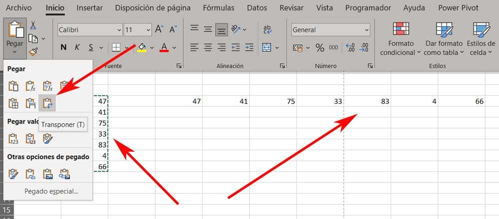 pegar Excel-Celdas