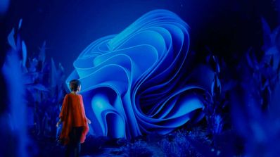 Anuncio Fondo Windows 11 oscuro