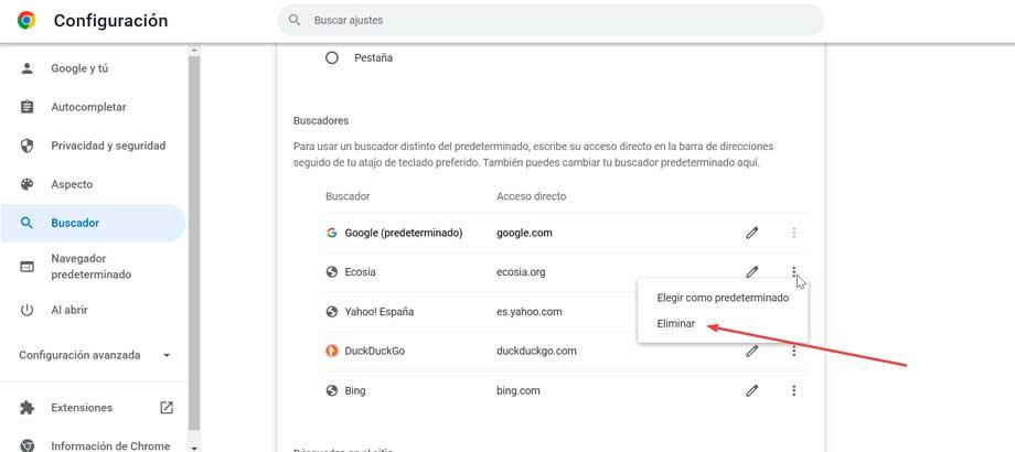 Chrome elimină buscatorul