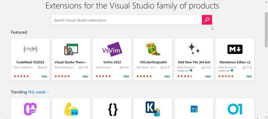 Visual Studio-tillägg
