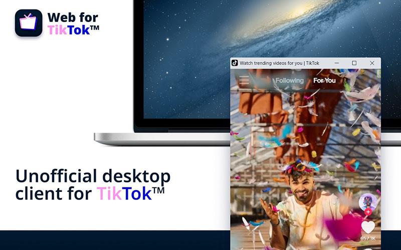 Web pro TikTok