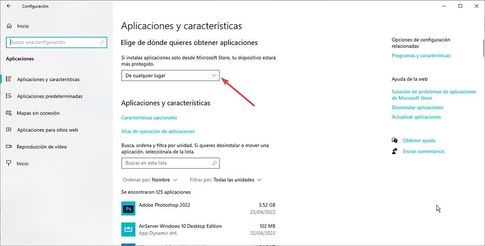 Applicazioni installate su Microsoft Store