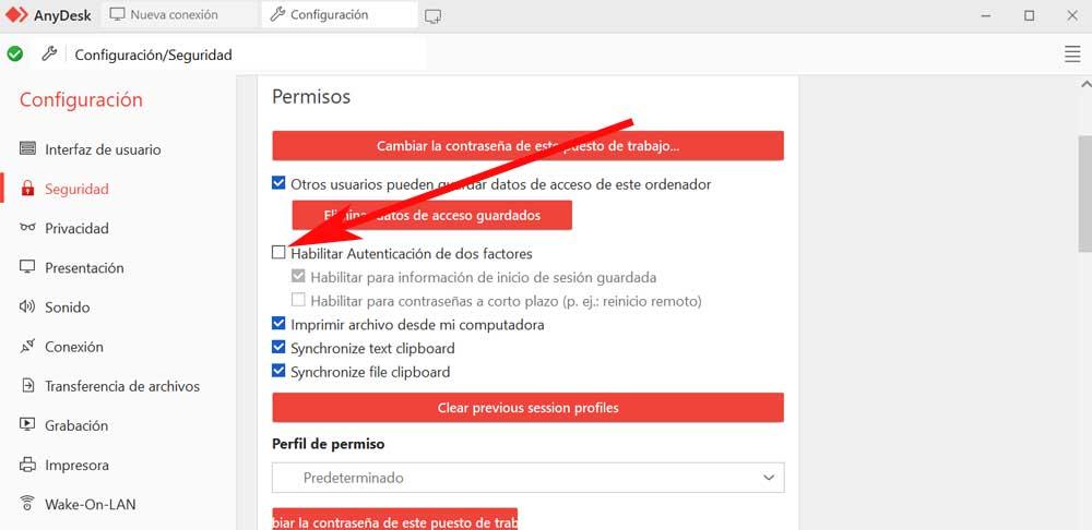 anydesk permissions