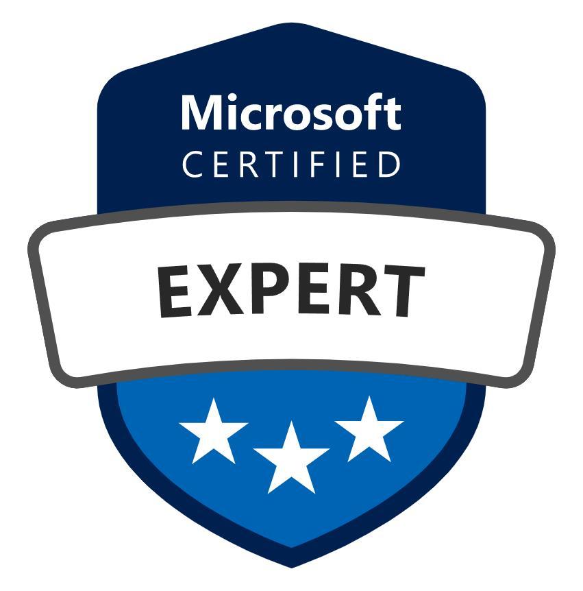 Certificado Microsoft Expert