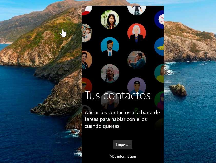 Contactos Windows 10 Empezar