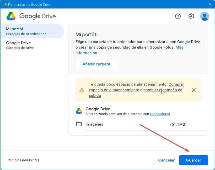 Google Drive Mi portátil