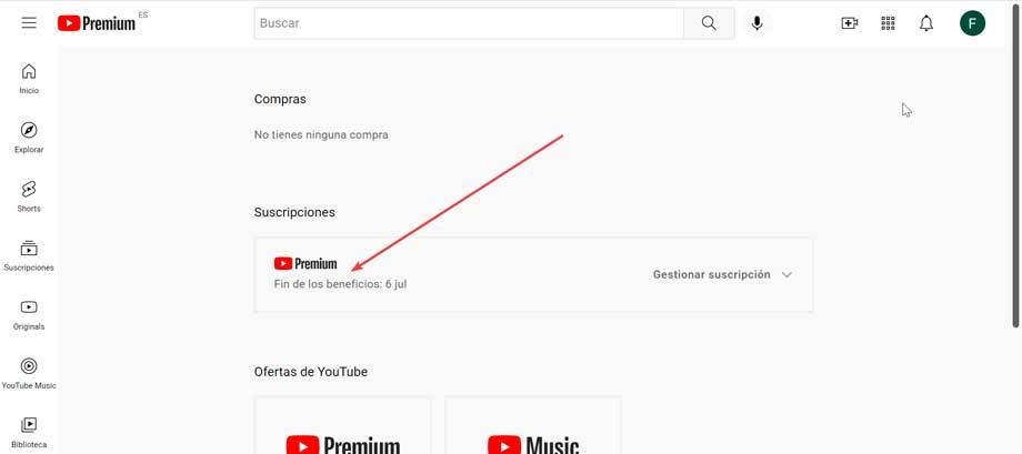 YouTube Premium fin de beneficios