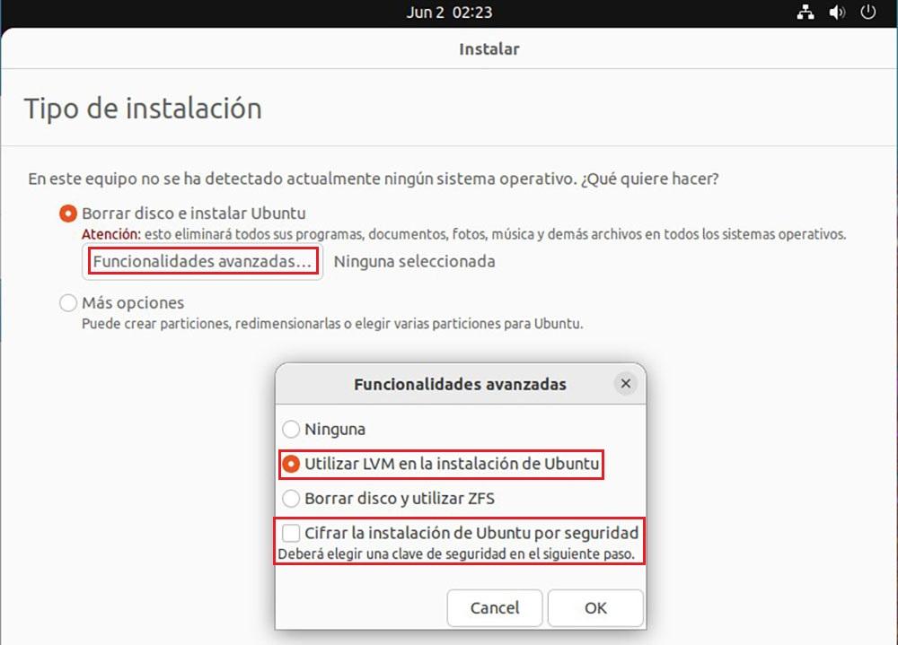 Krypter Linux-installasjonen