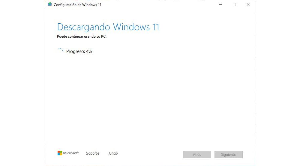 Mittlere Installation von Windows 11