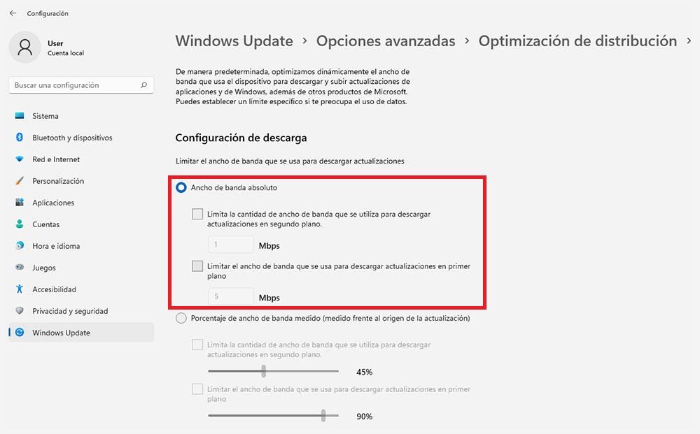 Ændre ancho til Windows 11