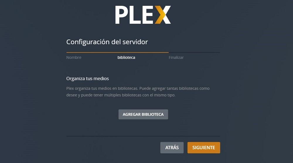 Configuración Plex