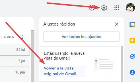 Volver Gmail clásico