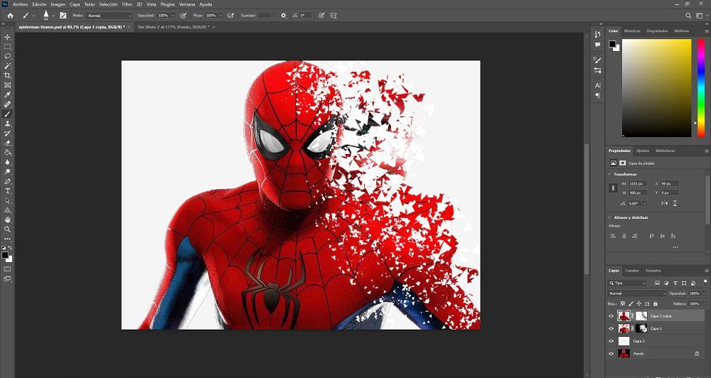 How to Create a Thanos Effect on a Photo in Photoshop - Gearrice