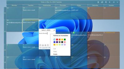 Calendario Google en escritorio Windows