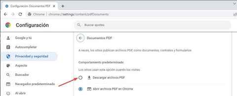 Télécharger le PDF Chrome