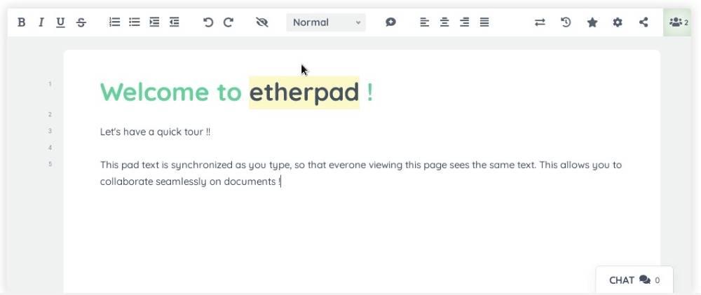 ether pad