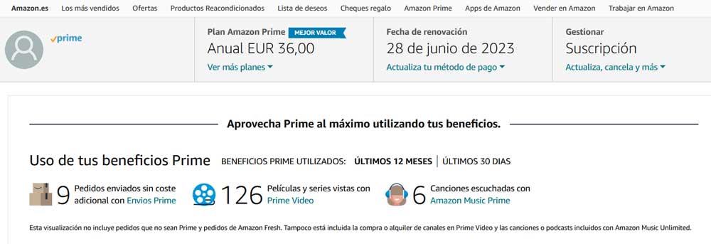 Gestionar Amazon