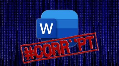 archivo word dañado
