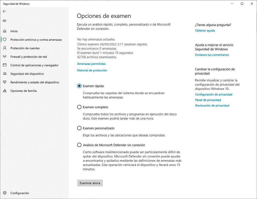 Kompletní zkouška programu Windows Defender