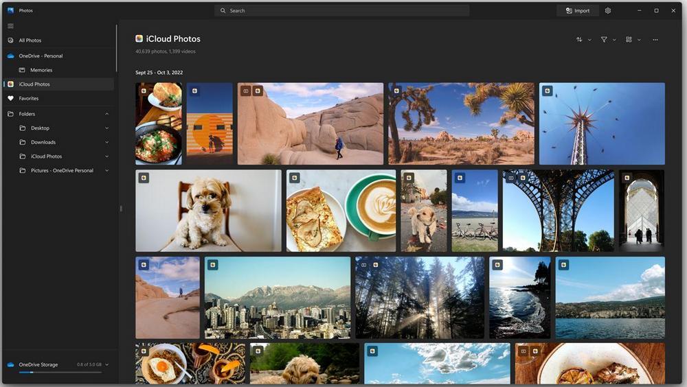 Fotos de iCloud en Windows 11