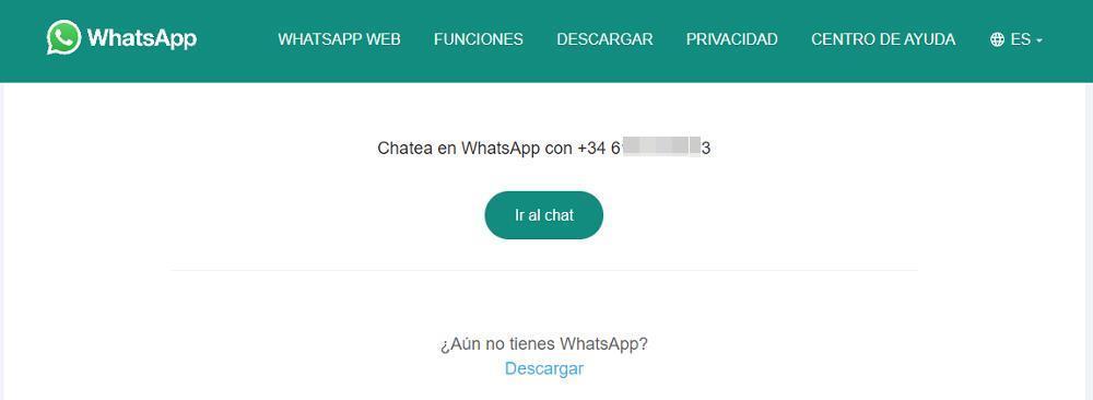 Enviar WhatsAp sin número