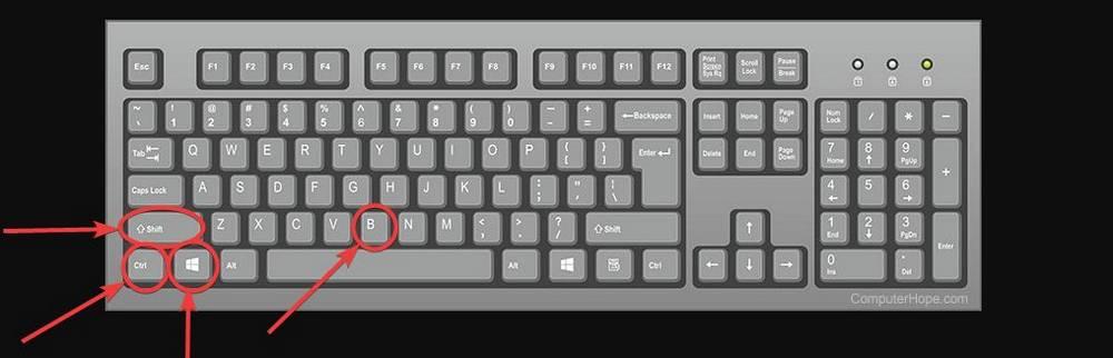 Keyboard shortcut Windows 11 reset GPU driver