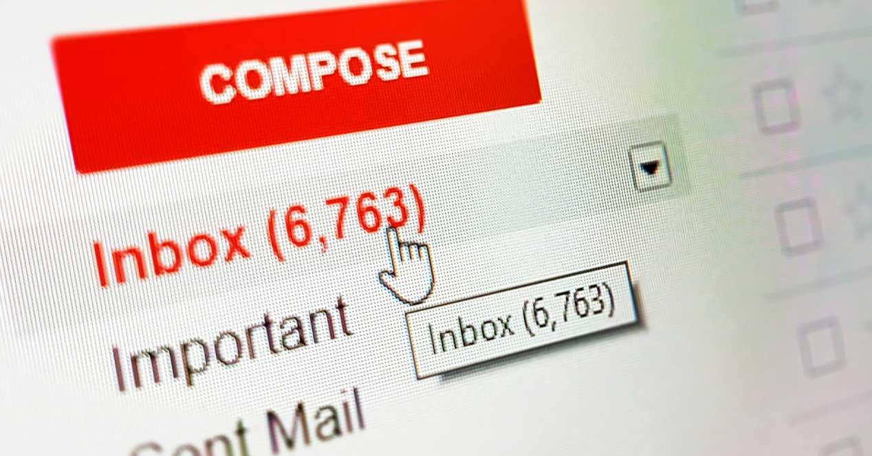 Gmail correos pendientes