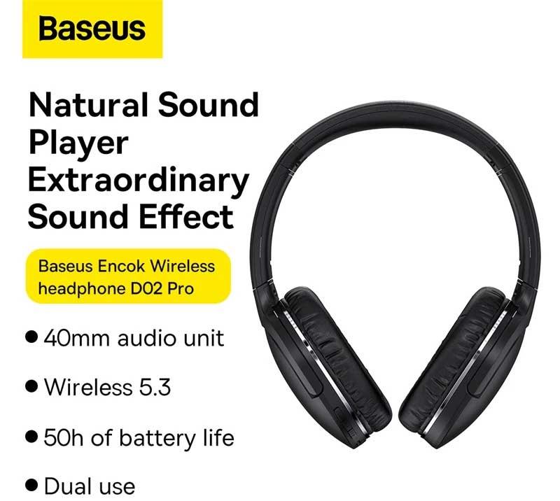 Baseus D02 Pro với Bluetooth