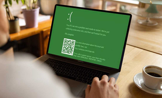 Error pantalla verde Windows