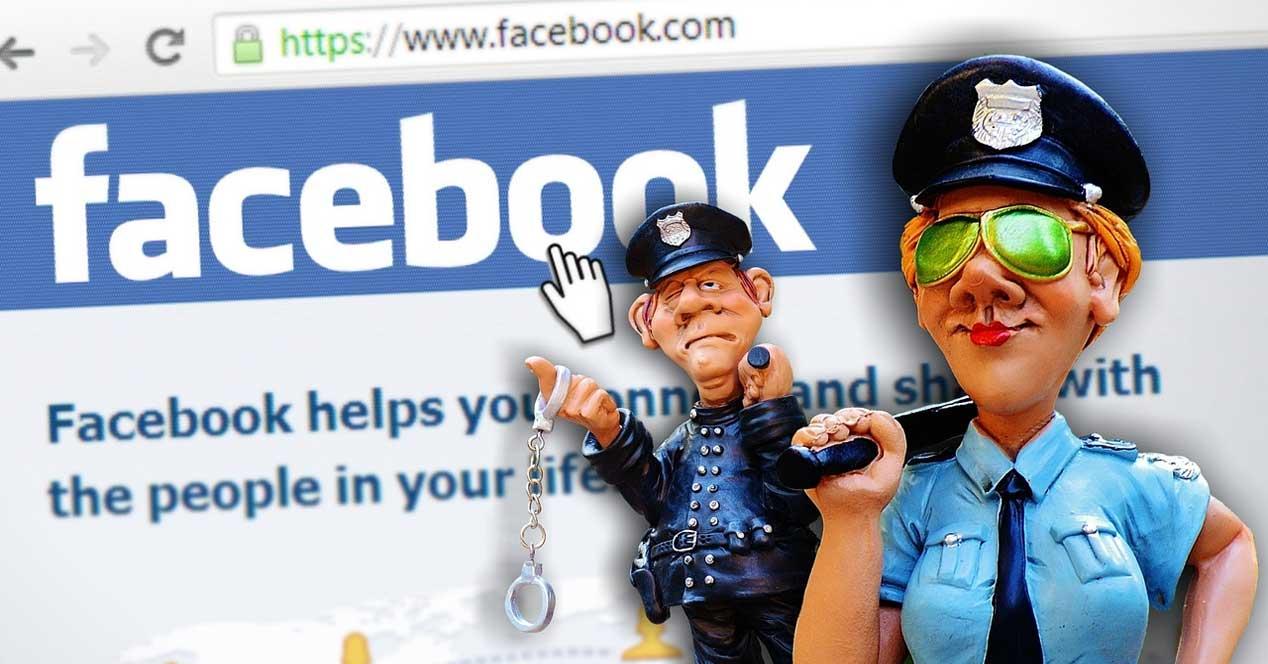 Facebook policia