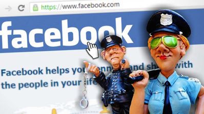 Facebook policia