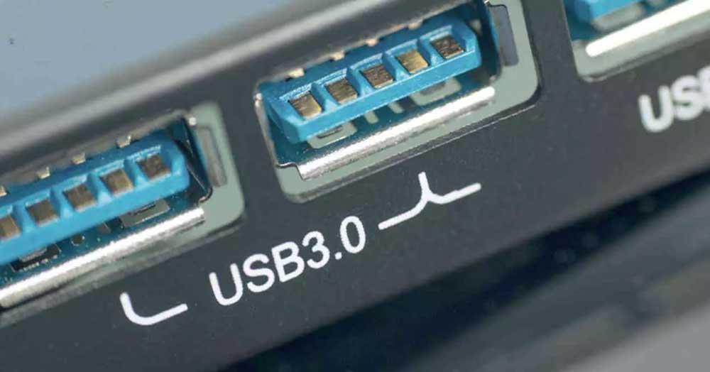 USB 3.0 blau