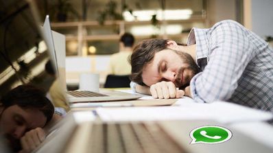 whatsapp dormir