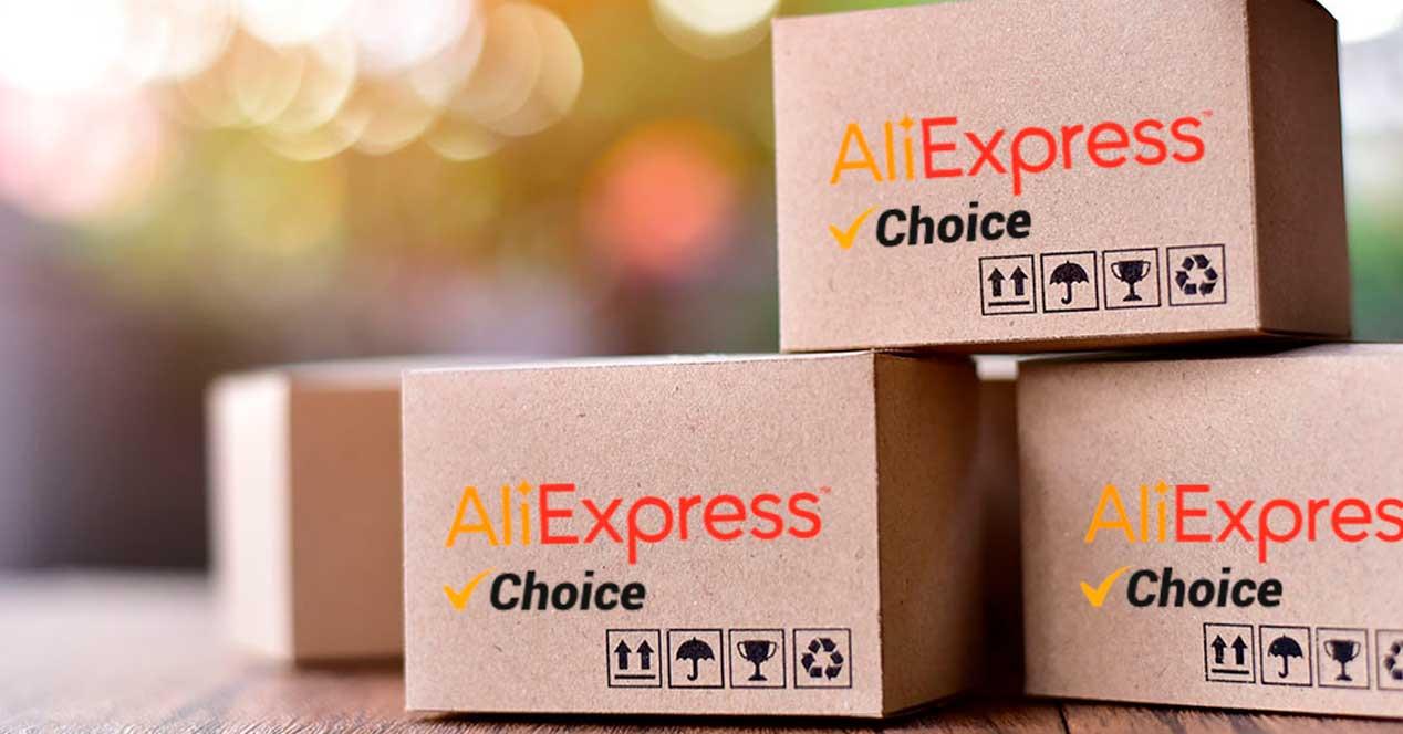 Cajas AliExpress Choice