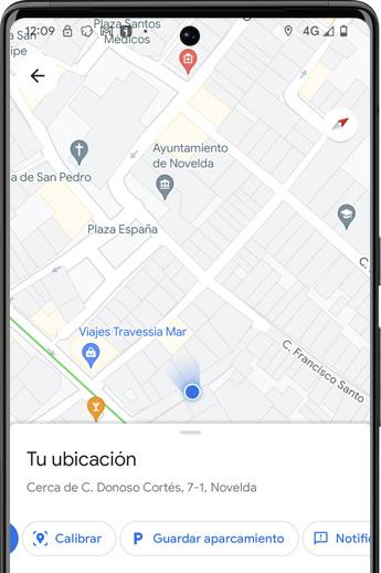 Google Maps - Aparcamiento