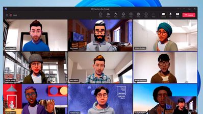 Avatares 3D Microsoft Teams