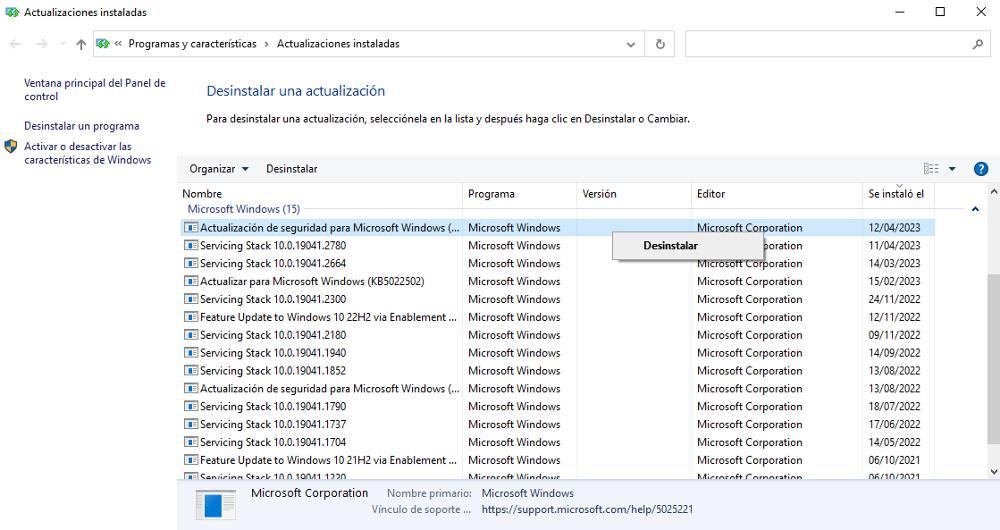 Avinstallera Windows 11-uppdateringar