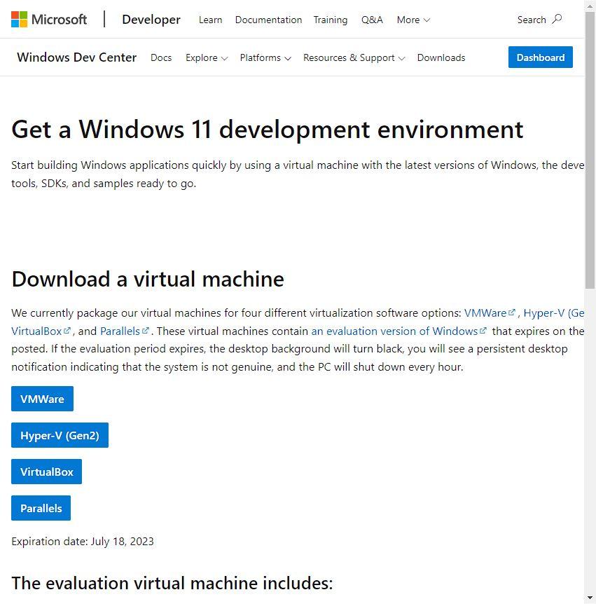 Descargar VM Windows 11