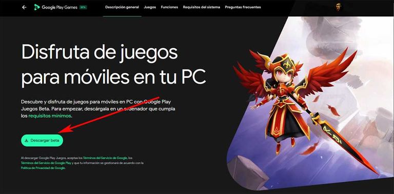 Cómo usar Google Play Games en España e instalar juegos de Android en el PC