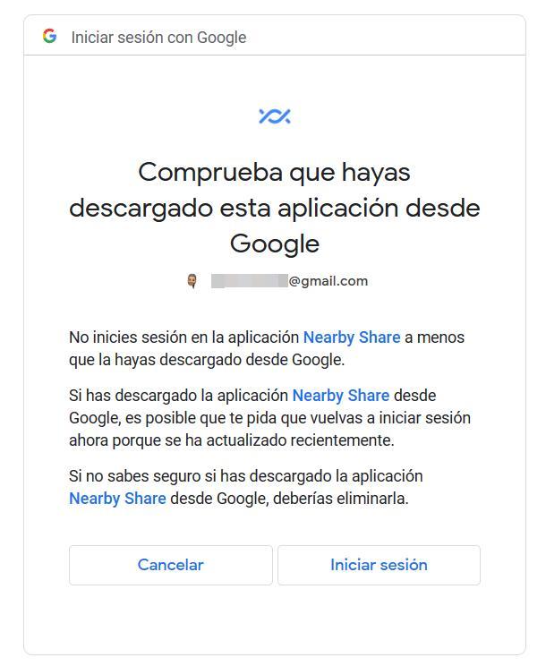 Nearby Share Google