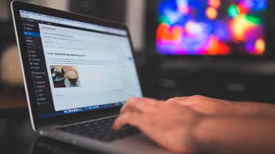 Blog con WordPress en portátil