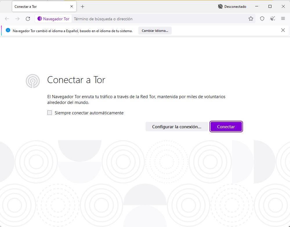 Tor Browser Conectar a red Tor - 1