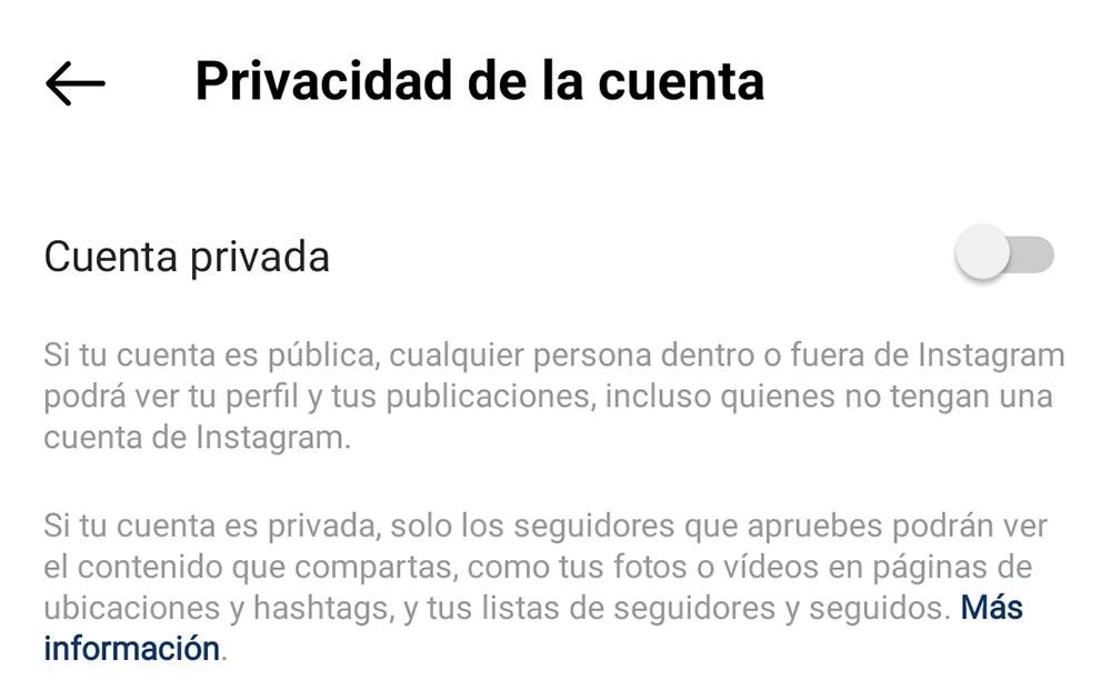 Private account social networks