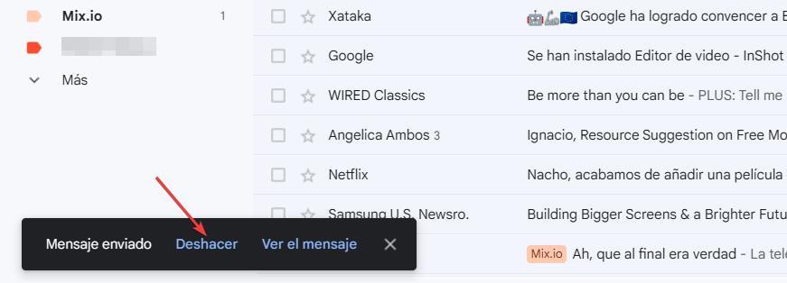 Recuperar email enviado Gmail