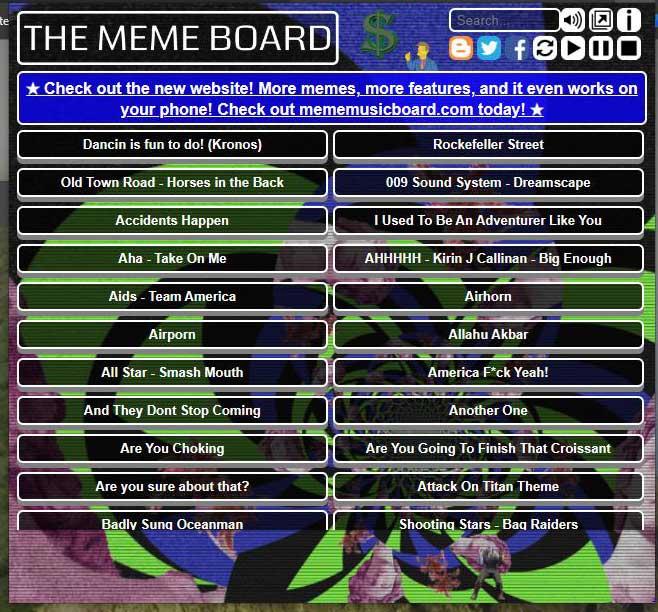 The meme board