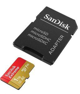 Micro SD con adaptador SanDisk