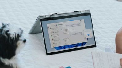 Portátil convertible con Windows 11