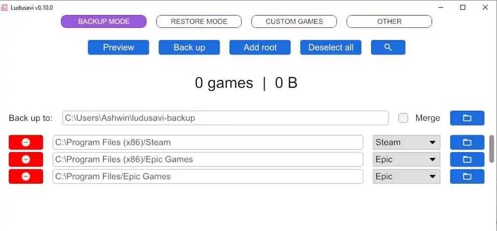interfaz juegos