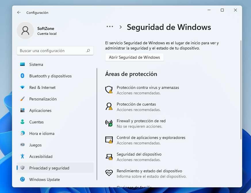 seguridad Windows 11